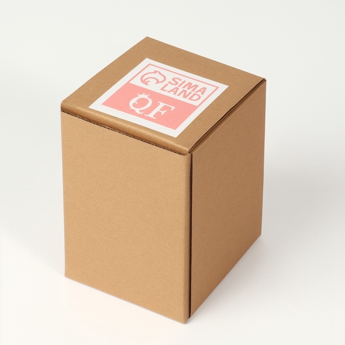 Органайзер для хранения ватных палочек &laquo;BAMBOO&raquo;, с крышкой, d = 6,8 &times; 10 см, цвет белый/коричневый