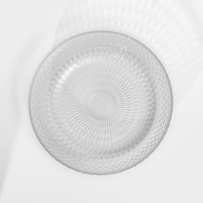 Тарелка глубокая стеклянная «Идиллия», d=18 см Тарелка глубокая стеклянная «Идиллия», d=18 см