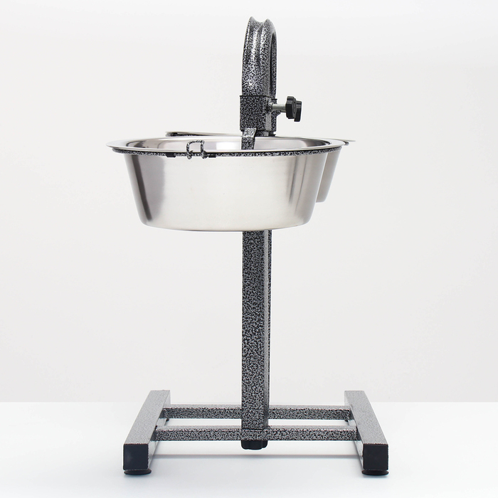 Регулируемая разноуровневая подставка 40 см с 2 мисками по 2,8 л Регулируемая разноуровневая подставка 40 см с 2 мисками по 2,8 л