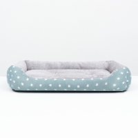 Лежанка для животных "Звезды", 77 х 55 х 15 см, серая Лежанка для животных "Звезды", 77 х 55 х 15 см, серая