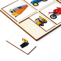 Картинки-половинки &laquo;Транспорт&raquo;