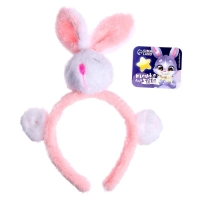 Карнавальный ободок &laquo;Заяц&raquo;, цвета МИКС