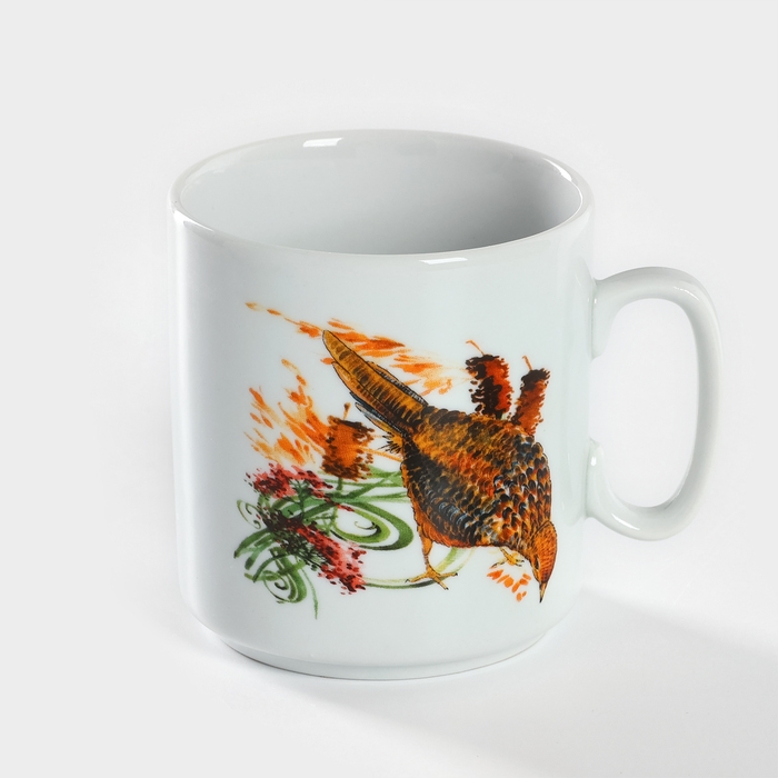 Кружка фарфоровая &laquo;Сезон охоты&raquo;, 300 мл, белая