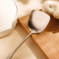 Лопатка из нержавеющей стали SL Home, &laquo;Рустик&raquo;, 39&times;10 см, цвет серебряный