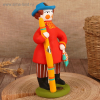 Дымковская игрушка "Рыбак с удочкой" Дымковская игрушка "Рыбак с удочкой"