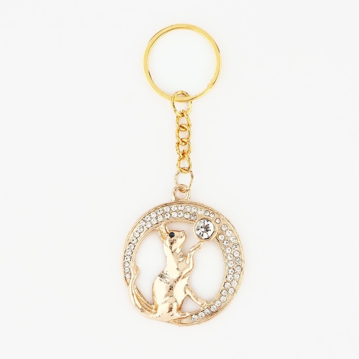 Брелок для ключей &laquo;Кошка&raquo;, 8.4 х 3.3 см