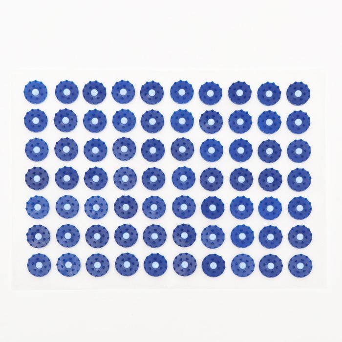 Аппликатор "Кузнецова", 70 колючек, спанбонд, 23 х 32 см, синий.