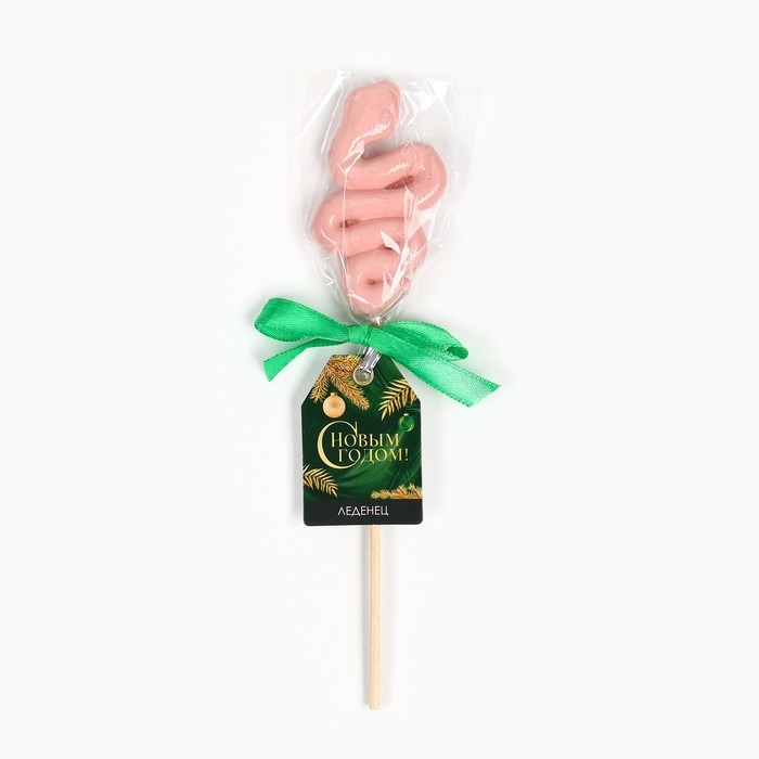 Новый год! Леденец в форме змеи, со вкусом клубники &laquo;С новым годом&raquo;, 18 г