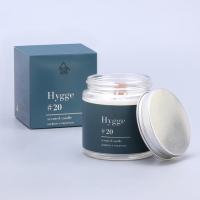 Свеча ароматическая "Hygge" #20 Шафран и карамель, соевый воск, в банке, 90 г Свеча ароматическая "Hygge" #20 Шафран и карамель, соевый воск, в банке, 90 г