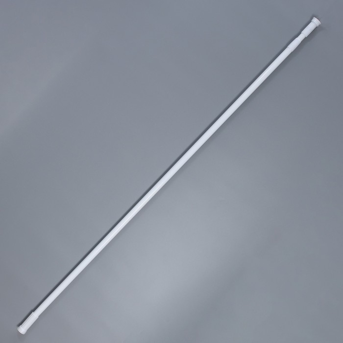 Карниз для ванной Доляна, телескопический, d=3,2 см, 140-260 см, цвет белый