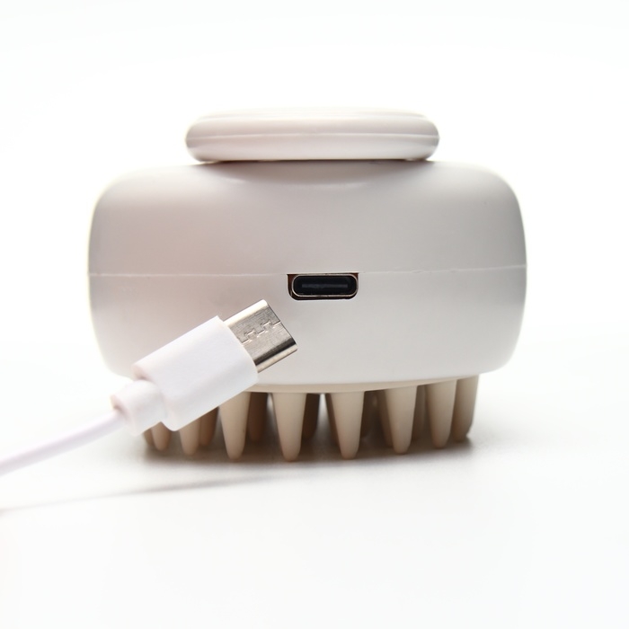 Паровая щетка-расческа для животных, с USB-зарядкой и выдвижной ручкой, белая Паровая щетка-расческа для животных, с USB-зарядкой и выдвижной ручкой, белая