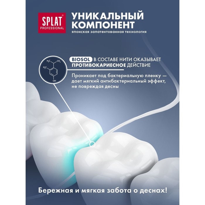 Зубная нить Splat Зубная нить Splat "апельсин-корица" 40 м