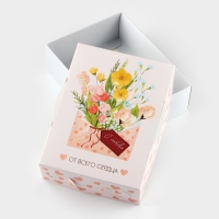 Коробка складная &laquo;От всего сердца &raquo;, 16 х 12 х 5 см