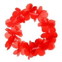 Венок гавайский световой «Алоха», 3 режима подсветки, цвет красный Венок гавайский световой «Алоха», 3 режима подсветки, цвет красный