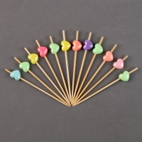 Шпажки &laquo;Сердечки&raquo;, в наборе 12 шт.