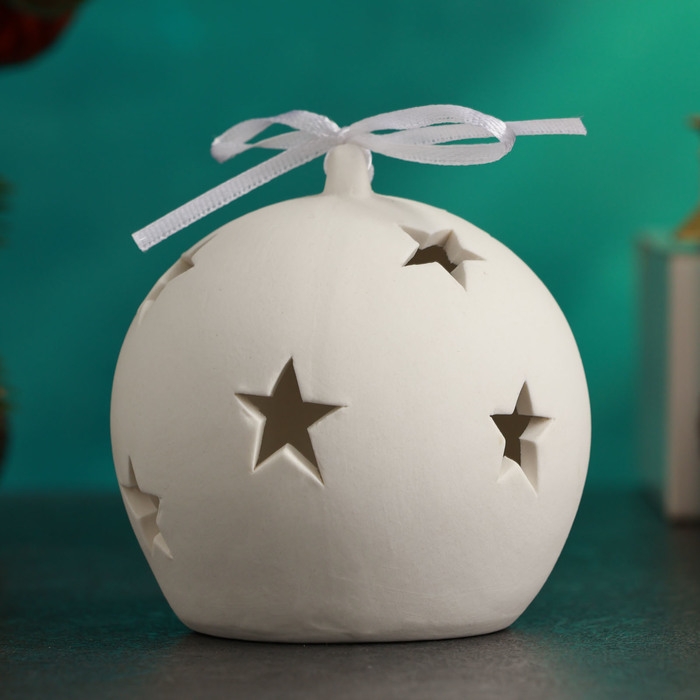 Фигура с подсветкой Фигура с подсветкой "Шар со звездочками" 7х7х7,5см