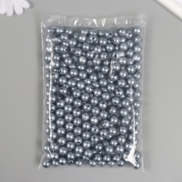 Набор бусин "Жемчуг" d 12 мм, 250 гр, серый