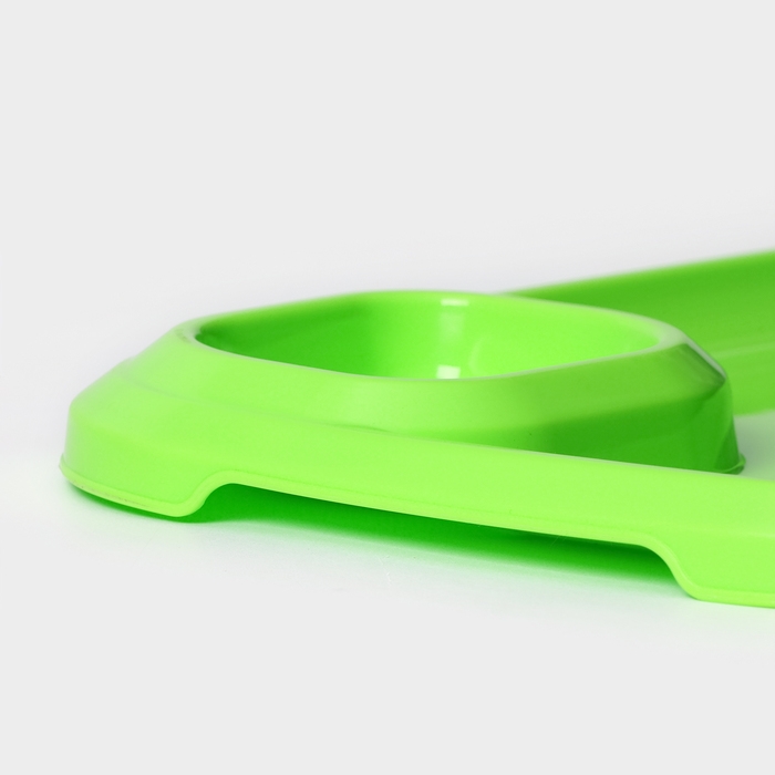 Блюдо для шашлыка с соусницей 30,3×21×2,5 см, цвет салатовый Блюдо для шашлыка с соусницей 30,3×21×2,5 см, цвет салатовый