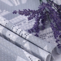 Скатерть - дорожка на стол Жемчуг 40х150см, рогожка, хлопок 100%