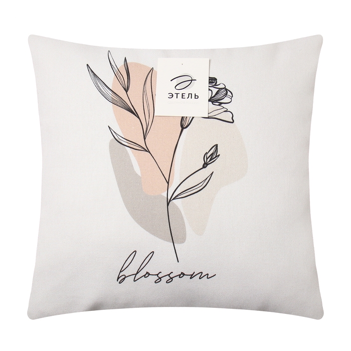 Наволочка декоративная Этель Blossom, 40 х 40 см, 100% хлопок