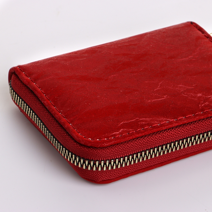 Кошелёк женский на молнии, цвет красный Кошелёк женский на молнии, цвет красный