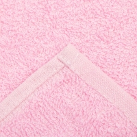 Полотенце махровое Экономь и Я 50*90 см, цв. розовый, 100% хлопок, 320 гр/м2