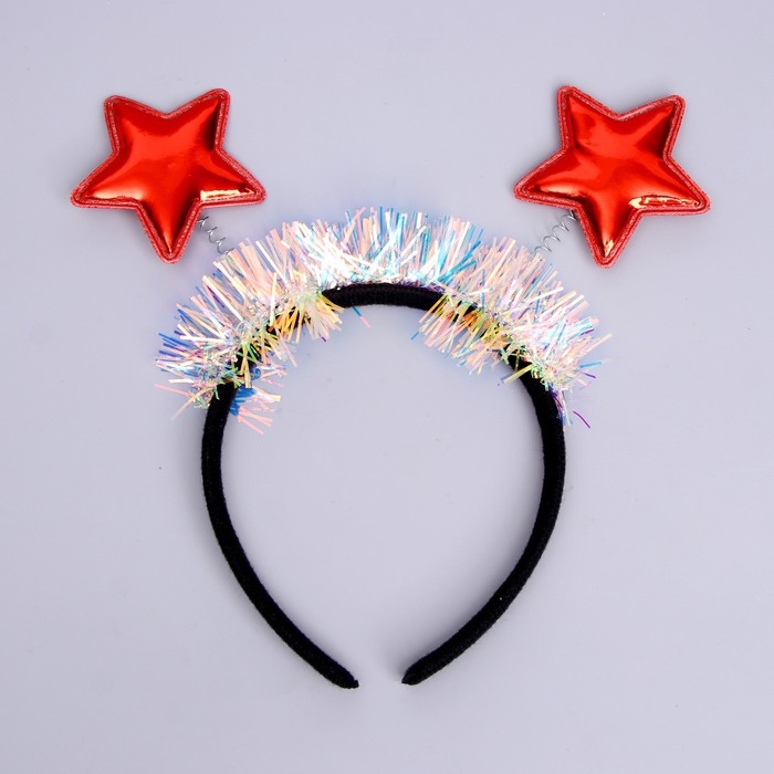Карнавальный ободок &laquo;Звёзды&raquo;, цвета МИКС
