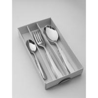Набор столовых приборов &laquo;София&raquo;, 18 предметов, толщина 1,8 мм, картонная коробка, цвет серебряный