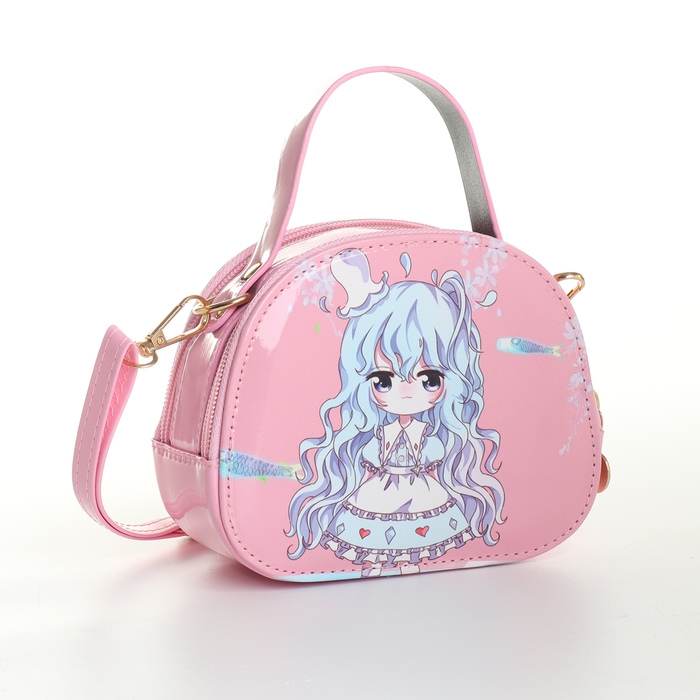 Сумка детская для девочки на молнии &laquo;Выбражулька&raquo;, цвет розовый