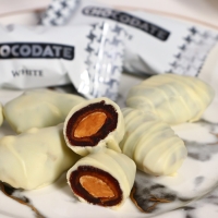 Финики с миндалем &laquo;Chocodate&raquo; в белом шоколаде, 100 г