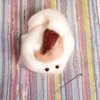 Валяние из шерсти. Игрушка &laquo;Ёжик в шапочке&raquo;, набор для творчества