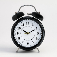 Будильник "Классика", дискретный ход, с подсветкой, 16 х 12.5 х 5.5 см Будильник "Классика", дискретный ход, с подсветкой, 16 х 12.5 х 5.5 см