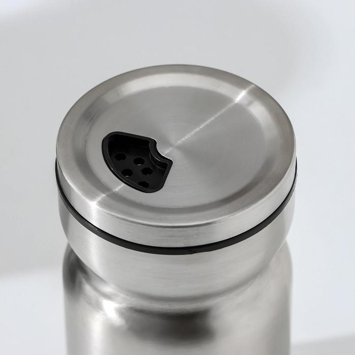 Набор для специй из стекла на подставке &laquo;Сияние&raquo;, ёмкость, 5,5&times;10,5 см, 6 шт