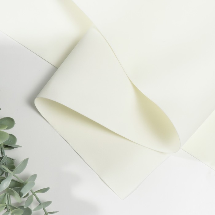 Фоамиран иранский 0,8-1 мм (слоновая кость/105) 60х70 см Фоамиран иранский 0,8-1 мм (слоновая кость/105) 60х70 см