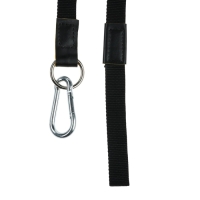 Чомбур 2,5 м, карабин, черный Чомбур 2,5 м, карабин, черный