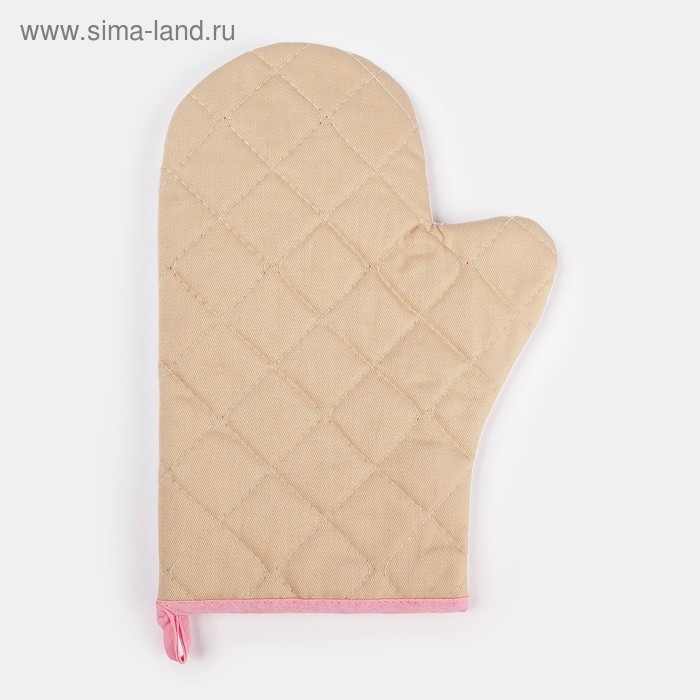 Варежка-прихватка "Совушка" 20х28см,100% х/л, ватин 250г/м2