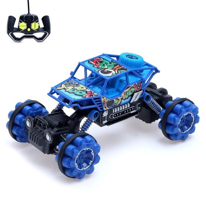 Джип радиоуправляемый &laquo;Краулер&raquo;, 1:16, работает от аккумулятора, цвет синий