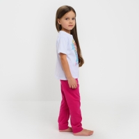 Комплект для девочки (футболка, брюки) &laquo;Холодное сердце&raquo;, Disney, рост 98-104 (30)