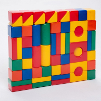 Строительный набор, 60 элементов 6 х 6 см Строительный набор, 60 элементов 6 х 6 см