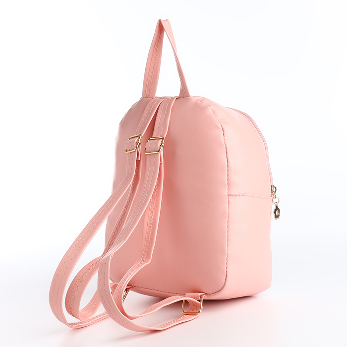 Рюкзак детский на молнии, &laquo;Выбражулька&raquo;, цвет розовый