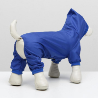 Комбинезон для животных, без подклада, L (ДС 28-30, ОШ 32, ОГ 36-40 см), синий