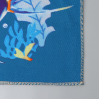 Коврики для ванной и туалета Доляна &laquo;Подводный мир&raquo;, 2 шт: 45&times;48 см, 58&times;78 см