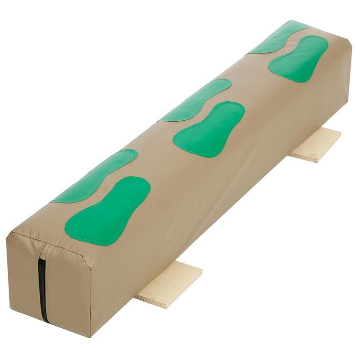 Бревно гимнастическое мягкое «Следы», 1 м, цвета МИКС Бревно гимнастическое мягкое «Следы», 1 м, цвета МИКС