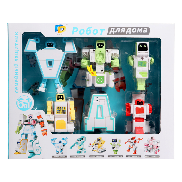 Набор роботов «Алфавит», трансформируется, световые и звуковые эффекты, 6 букв, собираются в 1 робота Набор роботов «Алфавит», трансформируется, световые и звуковые эффекты, 6 букв, собираются в 1 робота