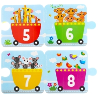 Мягкий пазл для малышей &laquo;Счёт и цвет&raquo;, 20 деталей, Крошка Я
