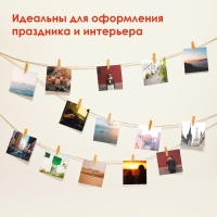 Прищепки декоративные "Классика" (набор 20 штук) 3,5 см, дерево Прищепки декоративные "Классика" (набор 20 штук) 3,5 см, дерево