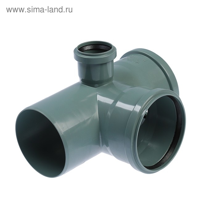 Крестовина канализационная FLEXTRON, 110 х 110 х 50, мм, 87,5&deg;, левая