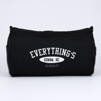 Сумка спортивная, 40 см х 24 см х 21 см, цвет чёрный Сумка спортивная, 40 см х 24 см х 21 см, цвет чёрный