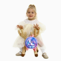 Новый год! Рюкзак детский новогодний &laquo;Волшебная змея&raquo;, плюшевый, цвет фиолетовый