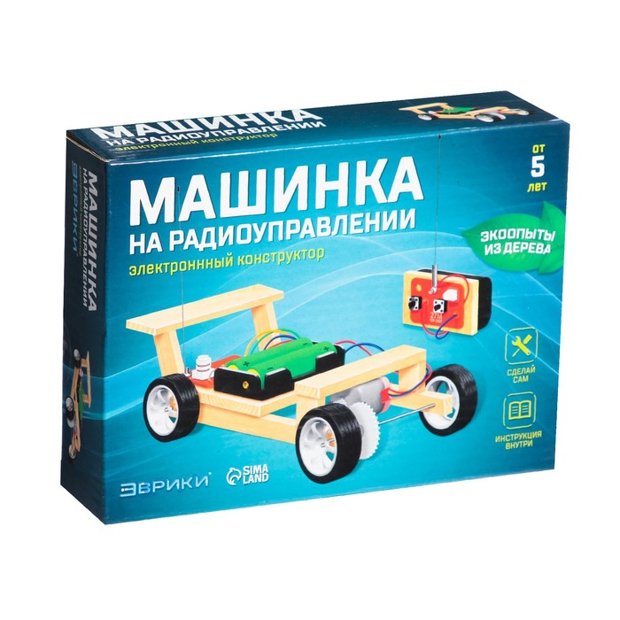 Набор для опытов «Машинка», работает от батареек Набор для опытов «Машинка», работает от батареек